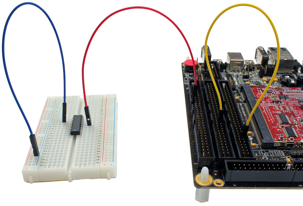 Jumper wires breadboard to kit