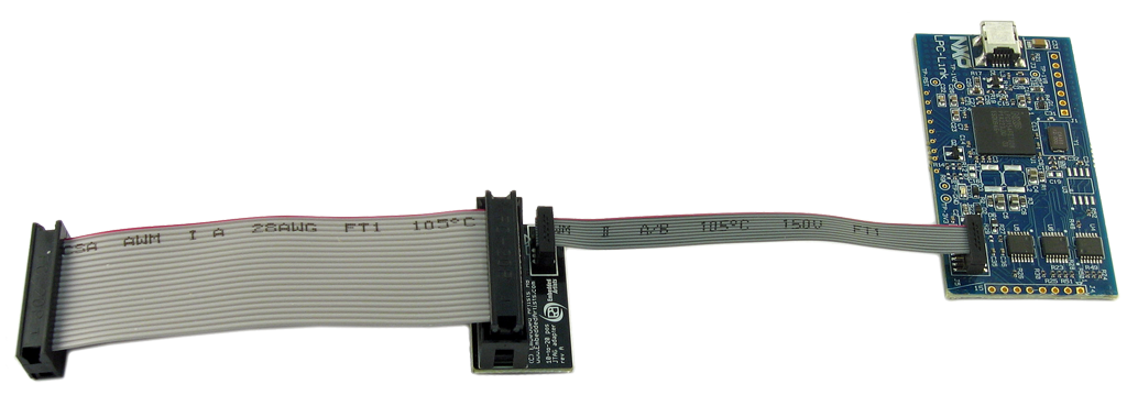 JTAG Adapter connected to LPC-Link2