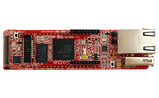 Image of LPC4088 QuickStart Board