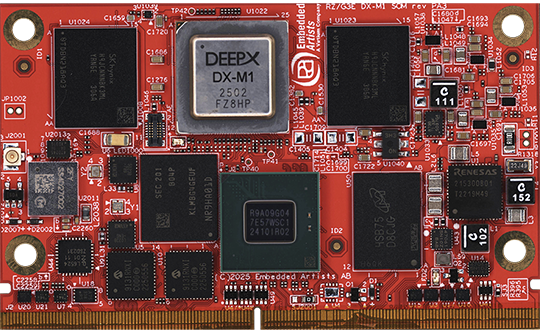 Image of RZ/G3E DX-M1 SOM